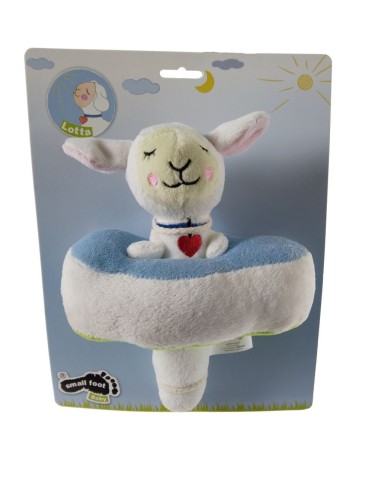 Hochet de mouton en peluche douce avec deux corps amovibles