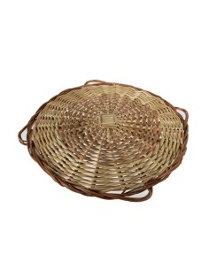 Paellero salvamantel bajo plato artesanal de mimbre estilo rústico aislamiento de mesa utensilio cocina