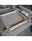 Tablero de mesa juego ajedrez de madera vintage juego de habilidad