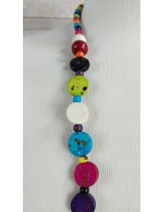 Collar de cuentas coloridas de porcelana 2