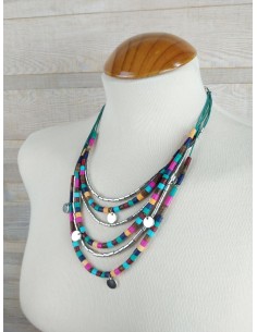 Comptes multicolor collaret collaret bohemi collaret ètnic regal dona 2