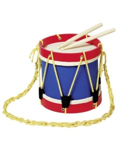 Tambor musical de fusta, ambor infantil de fusta per a banda musical, joguina tradicional per a Nens
