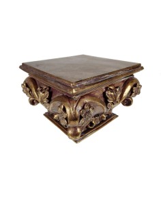 Mènsula, Peanya Daurada de Sobretaula per a Exposició de Figures o Objectes de Decoració per a la Llar 2