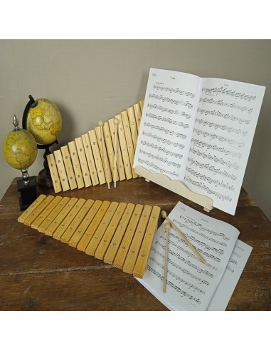 Xilófono de Madera Natural de 15 Notas Musicales para Niños Encuentra Tu Ritmo en un Instrumento. Xilófono de Madera Natural de 15 Notas Musicales para Niños Encuentra Tu Ritmo en un Instrumento.