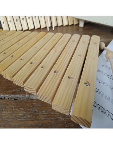 Xilófono de Madera Natural de 15 Notas Musicales para Niños Encuentra Tu Ritmo en un Instrumento. Xilófono de Madera Natural de 15 Notas Musicales para Niños Encuentra Tu Ritmo en un Instrumento.