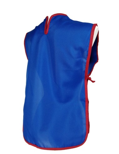 Peto Arnés Medieval de Ropa Color Azul con insignia Complemento para Juegos Disfraces para niño@s.