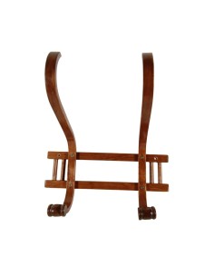 Colgador Perchero de Pared Dos Ganchos de Madera Maciza Color Miel Decoración Hogar Vintage. 2