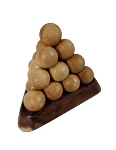 Juego de Pirámide de Madera Bolas 2
