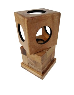 Juego de madera Cubo Puzzle. Juego de Estrategia 2