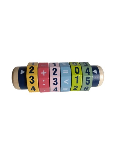 Cilindre de Càlcul Joc de Taula de Multiplicar Àbac, Multicolor, Jocs Matemàtics Educatiu.