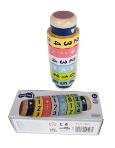 Jeu de Table de Multiplication de Buoulier de Cylindre de Calcul, multicolore, Jeux Éducatifs. 2