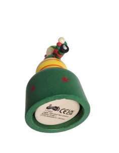 Jeu D'adresse pour Enfants de Jouet à Presser Articulé en Bois Traditionnel Elfor de Noël. 2