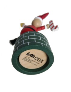 Jouet à Presser Traditionnel en Bois Articulé du Père Noël, Jeu D'adresse pour Enfants. 2