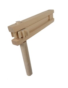 Hochet en Bois de Hêtre Naturel, un Jouet Classique et Amusant Pour Ajouter une Touche de Fête. 2