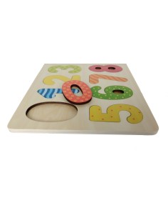 Puzzle de chiffres en bois à assembler, jeu éducatif pour enfants pour apprendre les chiffres de 0 à 9 2