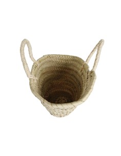 Capazo Bolso Infantil de Rafia y Asa de Cuerda Producto Artesanal. 2