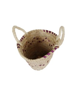 Sac de nacelle pour enfants en raphia avec décoration et... 2