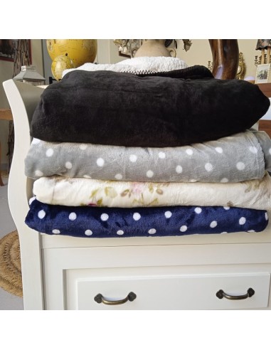 Manta per a Sofà i Llit Reversible de Borreguito dos Colors Marró Fosc i Clar Decoració Llar.