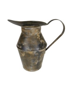 Gerra de Metall Decorativa amb Nansa Gran - Estil Rústic.