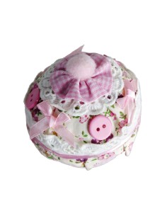 Coussin rose en forme de cupcake, coussin, accessoire de tampon à aiguille pour la couture et la couture 2
