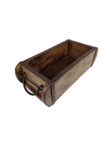 Caja de madera maciza Artesanal de Akacia ideal para Decoración, Hogar y Ordenación Diseño Rústico.