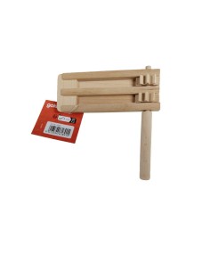 Carraca Doble de Madera de Haya Natural,  Juguete Clásico... 2