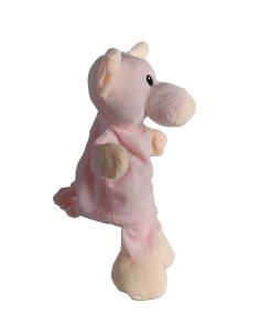 Marionnette Cochon en peluche douce, jouet classique... 2
