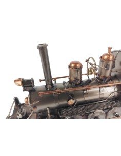 Réplique de locomotive à vapeur en métal avec soute, pour collectionneurs. 2