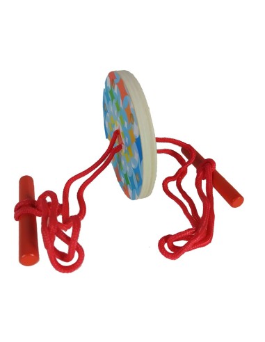 Disques de tempête en bois colorés, jouet mécanique classique avec mouvement et son, pour jeux d'antan.