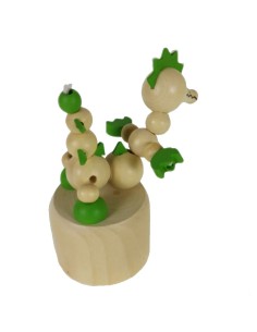 Dragón Articulado de Madera Juguete Tradicional para Apretar Juego de Habilidad Infantil. 2