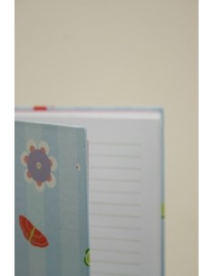 Llibreta anelles infantil Tapa rígida amb il·lustració Fulles ratllades A5 2