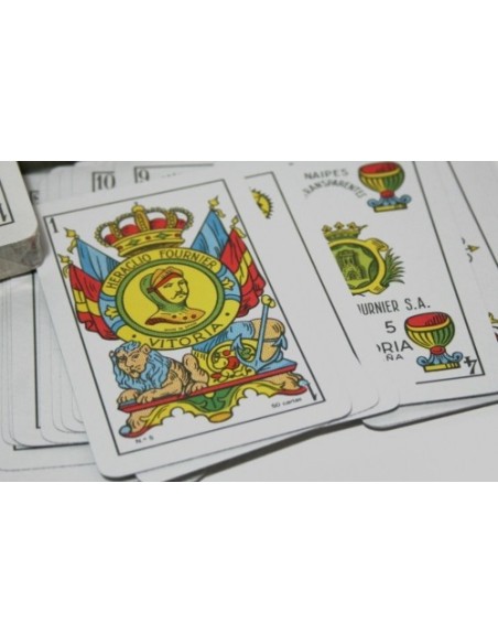 Baralla de 50 cartes Espanyoles “Fournier 5-50” joc de taula clàssic joc de socialització.