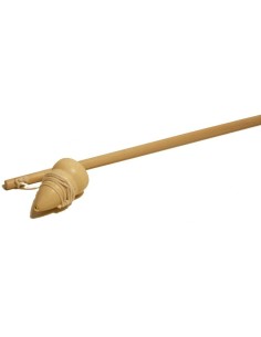 Peonza de madera de látigo con cuerda para juego de habilidad