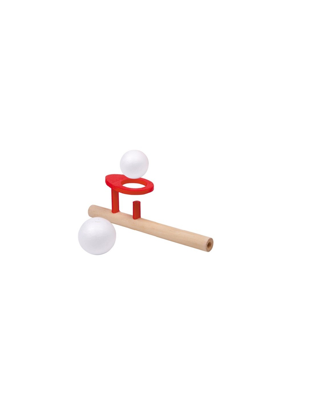  Juego de madera pelota flotante juego para estimular la respiración y habilidad juego tradicional