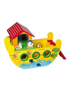 Arca de Noè gran de Fusta joguina tradicional amb accessoris 2