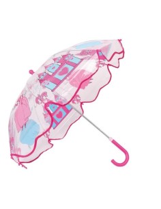 Paraguas infantil transparente Princesa. Medidas: 56xØ70 cm.