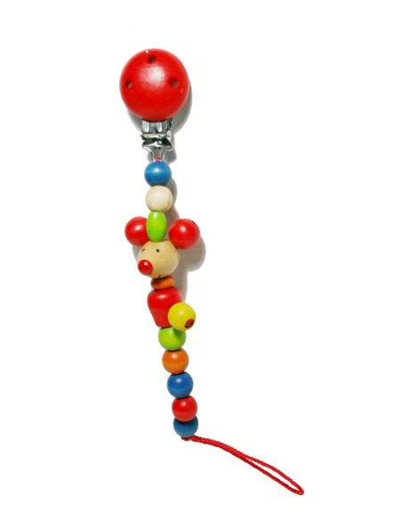 Cadena xumet infantil nadó de fusta amb ratolí decoració bonic regal. Mesures: 20 cm.
