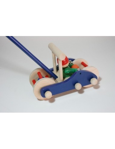 Toy Pull Push Poussette en bois Bâton de jeu pour garçons filles