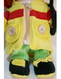 Muñeco de trapo con vestido de profesión bombero