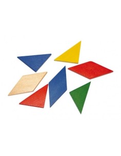 Puzle de mosaic de fusta multicolor joc clàssic de taula trencaclosques infantil per a creativitat i motricitat. 2