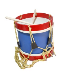 Tambor musical de fusta, ambor infantil de fusta per a banda musical, joguina tradicional per a Nens 2