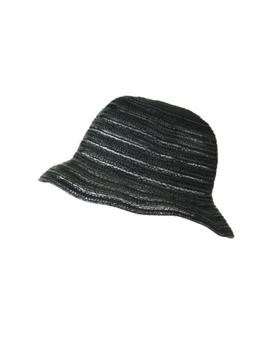 Chapeau noir et tissu ajouré pour les jours de printemps et d'été Chapeau de qualité idéale pour faire un cadeau le jour de la f