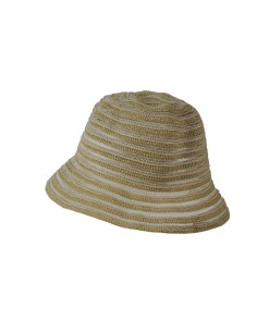 Sombrero para el verano color crudo tejido calado para mujer ideal para regalo. Medidas: Talla única