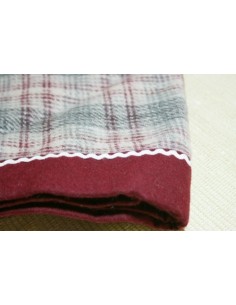 Couverture Gris Marron pour Canapé et Lit avec Broderie de Fleurs, Chaleur et Confort Dans la Maison. 2