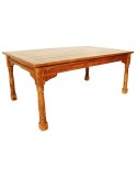 Mesa de madera maciza acacia