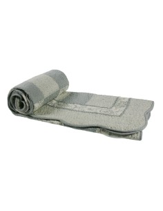 Manta Encoixinada Decorativa per a Sofà i Llit Color Gris Reversible.