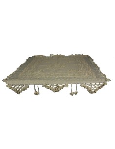 Nappe de style rustique écru avec broderie pour habiller votre table