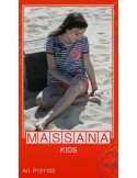 Pijama de niña Massana verano pantalón corto color gris con dibujo talla 18