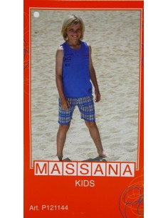 Pijama para niño Massana de verano pantalón corto talla 16