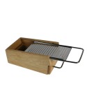 Rallador en caja de madera para menaje de cocina